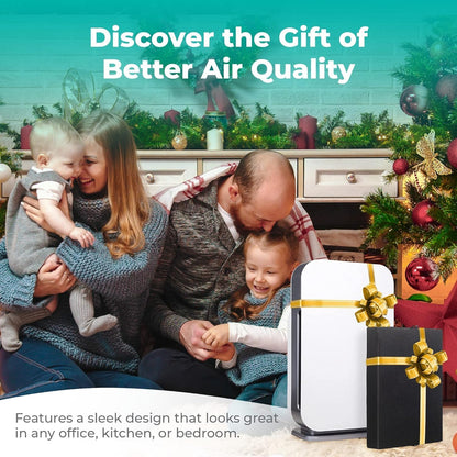 Air Purifier Breathesmart Flex HEPA with Pure Filter, Exchange Rate of 700 Sq. Ft in 30 Minutes, 1400 Sq. Ft in 1 Hour, Perfect for Bedrooms & Home Offices - White