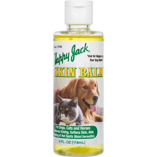 ® Skin Balm Hot Spot & Itchy Skin Relief for Dogs, Cats & Horses (4 Oz), Softens Skin, Aids Healing of Hot Spots, Fast Relief to Intense Itching, Scratching & Gnawing