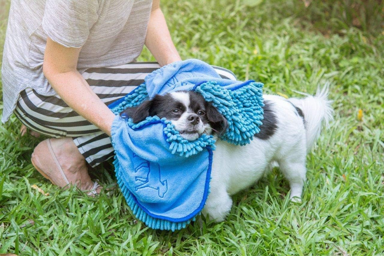 Quick Dry Towel for Dogs - Ultra Absorbent Microfiber Shammy 