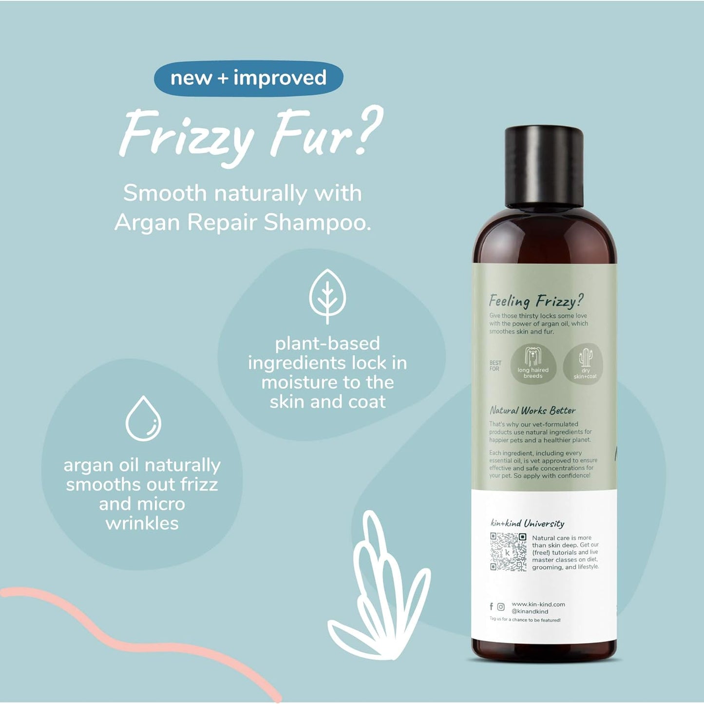 Organic Dog Shampoo Itchy Skin Relief – Natural Dog Shampoo for Dry, Sensitive Skin – Moisturizing Formula with Coconut Oil, Olive Oil & Cedarwood – Grooming Supplies – Made in USA 12 Fl Oz
