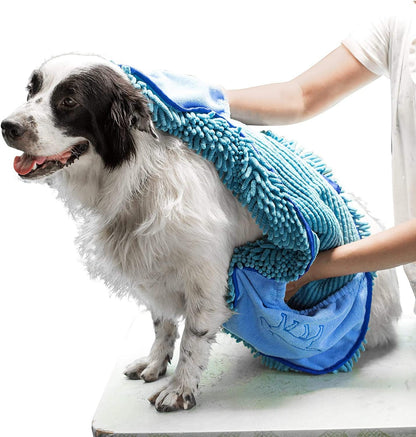 Quick Dry Towel for Dogs - Ultra Absorbent Microfiber Shammy 